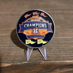 Houston Astros 2022 World Series Champions First Responders Coin With Stand